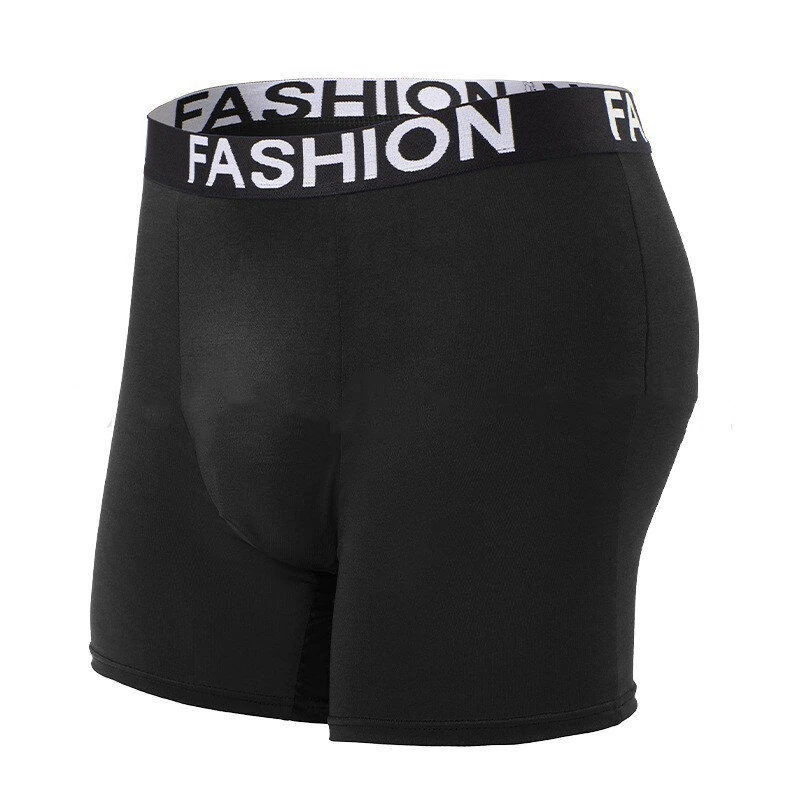 4pcs Men's Boxer Briefs Comfortable Elastic Waistband Skin-friendly Underwear Set For Daily Wear — view 5