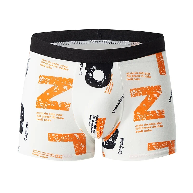 4pcs Men's Fashion Printed Underwear Comfortable And Breathable Men Boxers Briefs Thin Underwear Pants — view 6