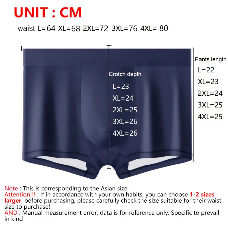 4pcs Men's Ice Silk Cool Boxer Briefs, Mesh Breathable Soft Comfy Stretchy Boxer Trunks, Sports Trunks, Multicolor Men's Underwear — view 3