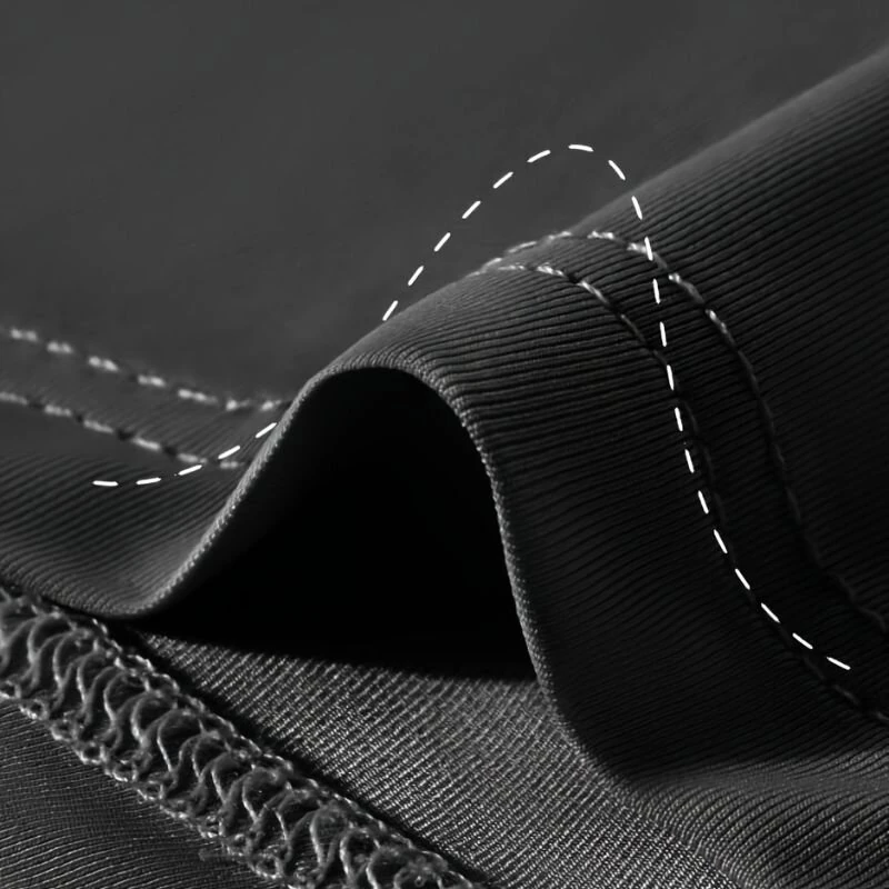 4pcs Men's Ice Silk Mesh Boxer Black Briefs, Summer Thin Style Breathable Comfy Boxer Trunks, Elastic Sports Shorts, Men's Casual Underwear Daily Bottom Wear — view 5