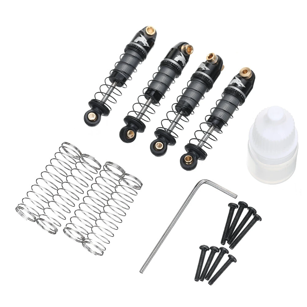 4PCS UDIRC UCX2405 UCX2405 PRO 1/24 RC Car Upgraded Parts Oil Filled Shock Absorbers Dampers UCX24-P086 Vehicles Models Spare Accessories — view 3