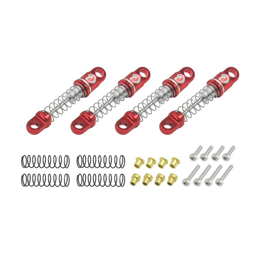 4PCS Upgraded Aluminum Alloy Extended Shock Absorbers Damper 25mm for Axial SCX30 1/30 RC Car Vehicles Models Spare Parts — Pricio
