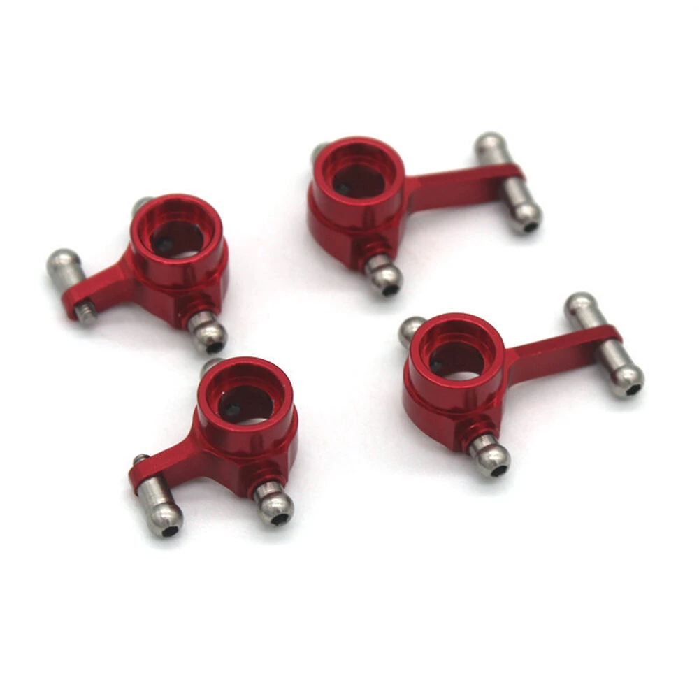 4PCS Upgraded Metal Steering Cup Rear Wheel Seat for Wltoys 284131 284010 284161 K989 K969 1/28 RC Cars Vehicles Models Parts — view 2