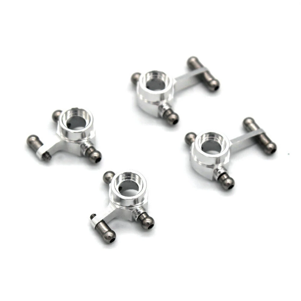 4PCS Upgraded Metal Steering Cup Rear Wheel Seat for Wltoys 284131 284010 284161 K989 K969 1/28 RC Cars Vehicles Models Parts — view 4