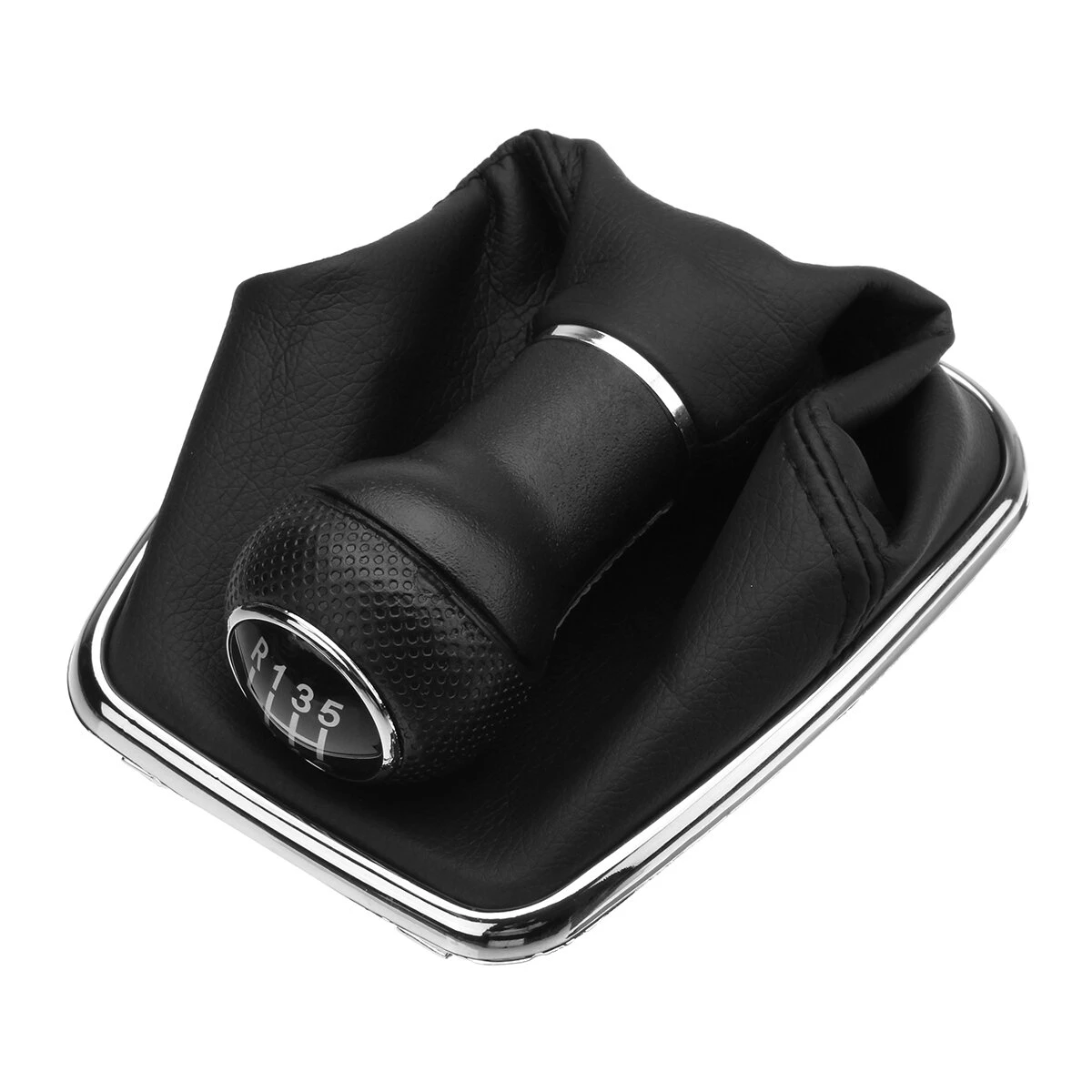 5/6 Speed Gear Shift Knob Gaitor Boot Leather 23mm For Golf 4 Bora Jetta MK4 VW — view 7