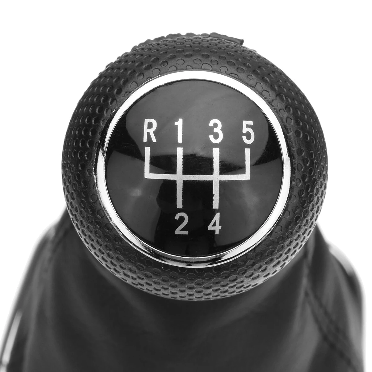 5/6 Speed Gear Shift Knob Gaitor Boot Leather 23mm For Golf 4 Bora Jetta MK4 VW — view 8