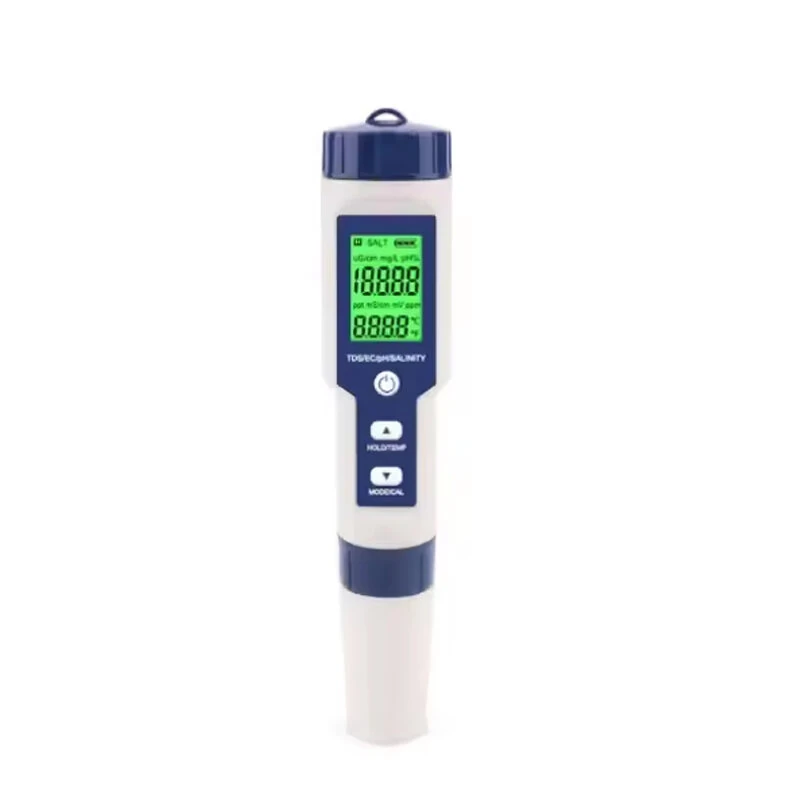 5-In-1 Salinity Meter PH/TDS Water Tests TIF/EC/Temperature Multifunctional Water Quality Tests TIF with LCD Display — view 8