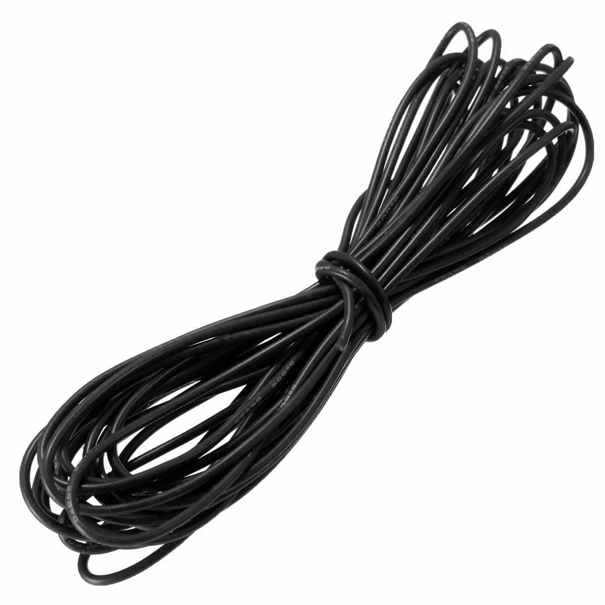 5 Meter Black Silicone Wire Cable 10/12/14/16/18/20/22AWG Flexible Cable — view 5