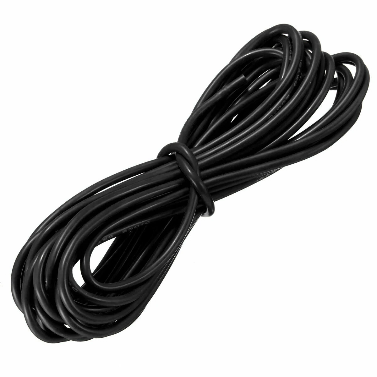 5 Meter Black Silicone Wire Cable 10/12/14/16/18/20/22AWG Flexible Cable — view 6