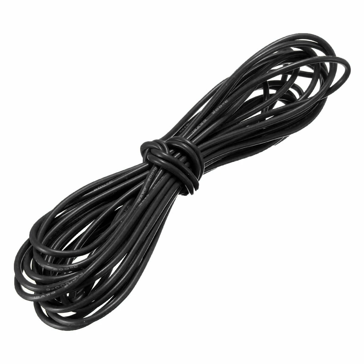 5 Meter Black Silicone Wire Cable 10/12/14/16/18/20/22AWG Flexible Cable — view 7