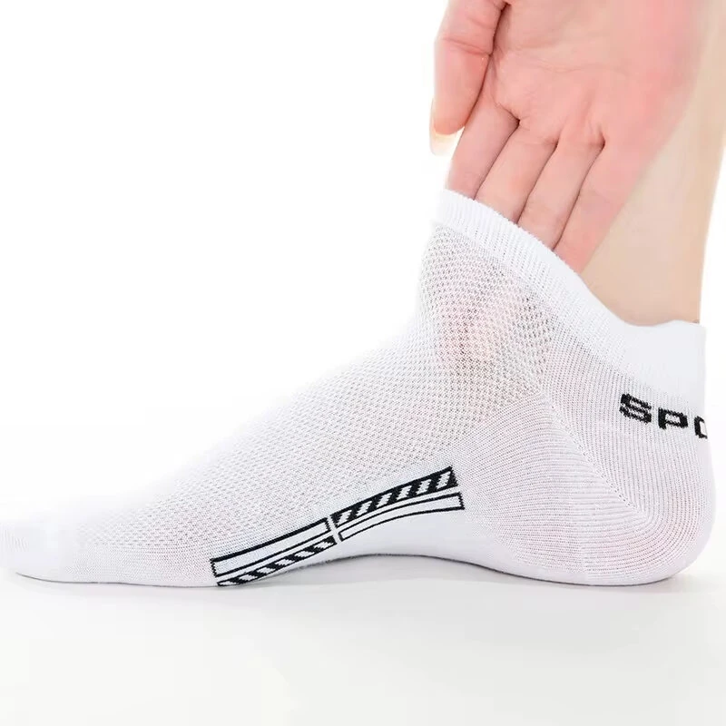 5 Pairs Cotton Short Socks For Male High Quality Women Low-cut Crew Ankle Sports Mesh Breathable Summer Casual Soft — view 4