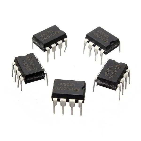 5 Pcs LM358P LM358N LM358 DIP-8 Chip IC Dual Operational Amplifier — view 5