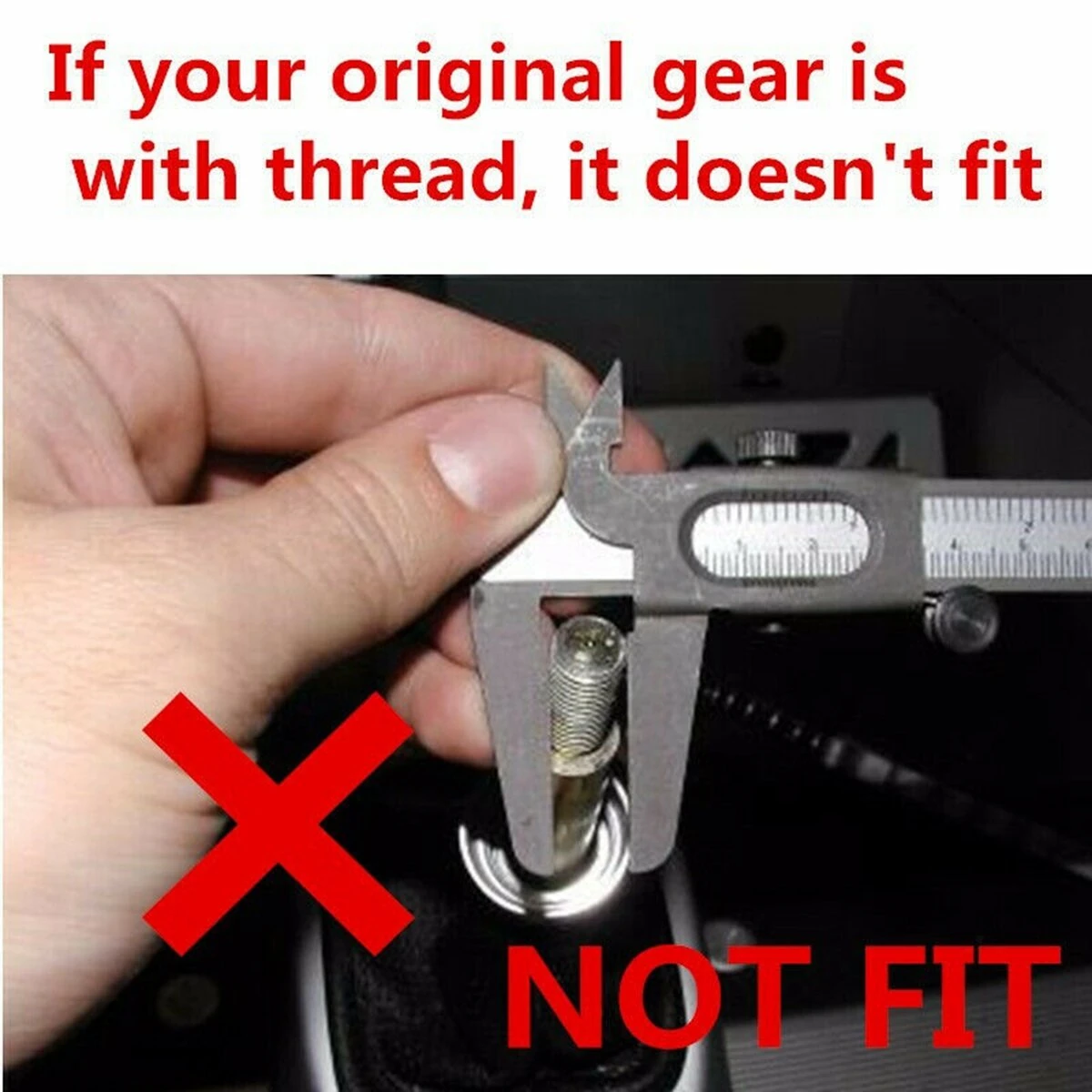 5 Speed Gear Shift Knob Head Stick Shift Plastic For Suzuki Swift SX4 2005-2013 — view 4