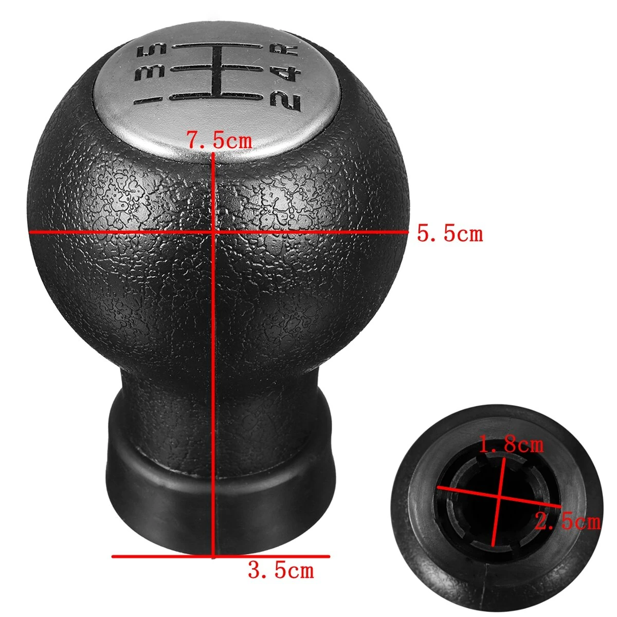 5 Speed Gear Shift Knob Head Stick Shift Plastic For Suzuki Swift SX4 2005-2013 — view 8