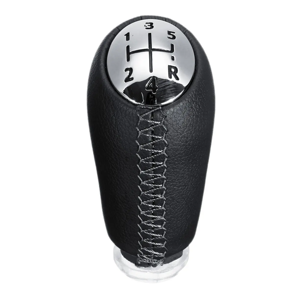 5 Speed Gear Shift Knob PU Leather For RENAULT Laguna Megane 2 Clio 3 03-09 Kang — view 2