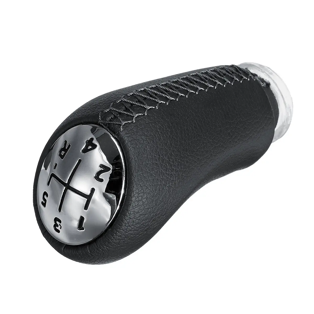 5 Speed Gear Shift Knob PU Leather For RENAULT Laguna Megane 2 Clio 3 03-09 Kang — view 5