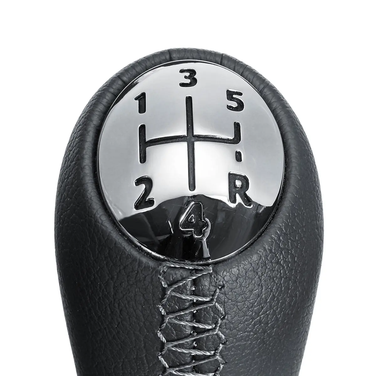 5 Speed Gear Shift Knob PU Leather For RENAULT Laguna Megane 2 Clio 3 03-09 Kang — view 7