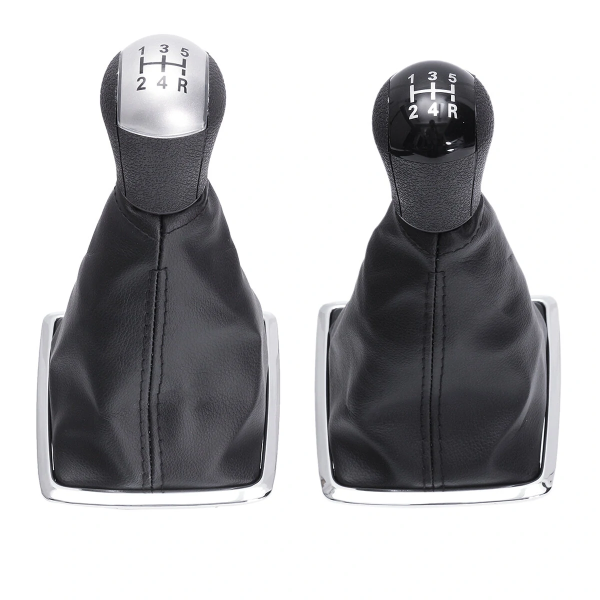 5 Speed Gear Shift Knob Stick Lever Gear Shift Cover For Ford Focus MK II 05-08 — image 1