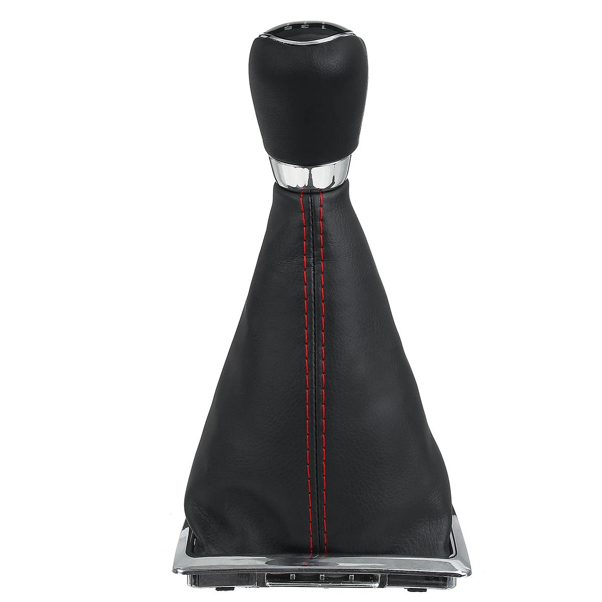 5 Speed MT Car Gear Stick Shift Knob with Dust Boot Cover For Ford Focus 2005-20 — view 3