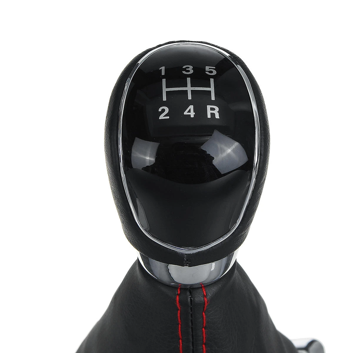 5 Speed MT Car Gear Stick Shift Knob with Dust Boot Cover For Ford Focus 2005-20 — view 5