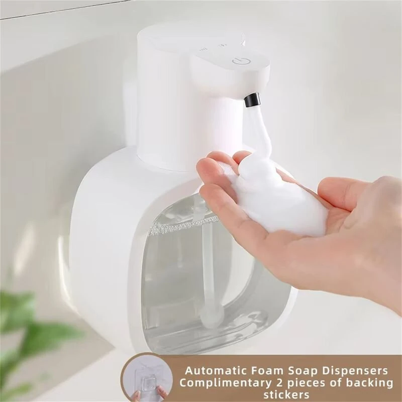 500ml Capacity Automatic Hand Soap Dispenser Waterproof Design Foam Dispenser Smart Hand Washing Machine Induction Sensor — view 10