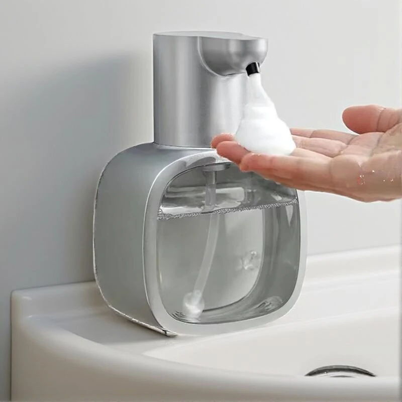 500ml Capacity Automatic Hand Soap Dispenser Waterproof Design Foam Dispenser Smart Hand Washing Machine Induction Sensor — view 11