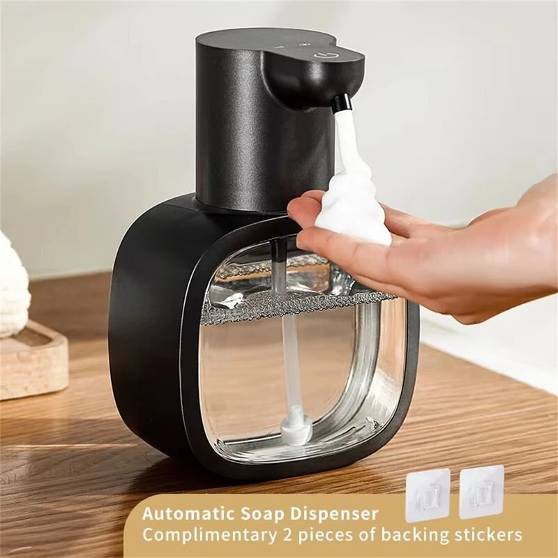 500ml Capacity Automatic Hand Soap Dispenser Waterproof Design Foam Dispenser Smart Hand Washing Machine Induction Sensor — view 8