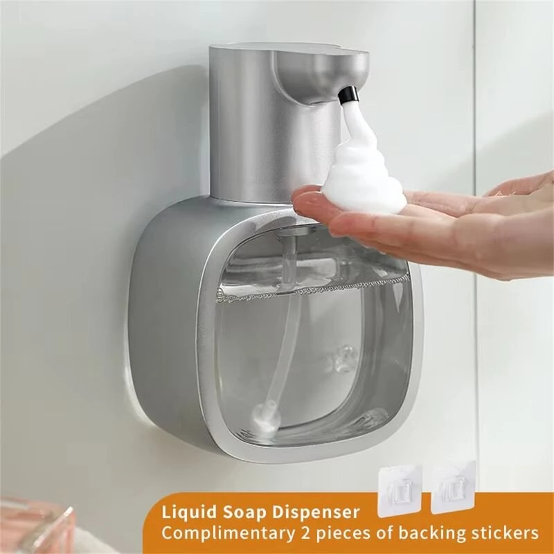 500ml Capacity Automatic Hand Soap Dispenser Waterproof Design Foam Dispenser Smart Hand Washing Machine Induction Sensor — view 9