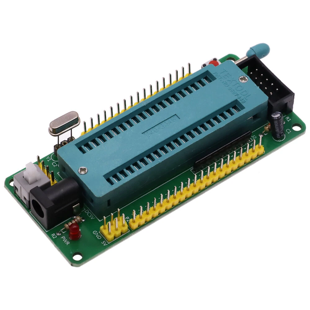 51 AVR MCU STC Minimum System Board Learning Development Board STC89C52 AT89S52 40P Locking Seat Module Microcontroller Programmer — image 1