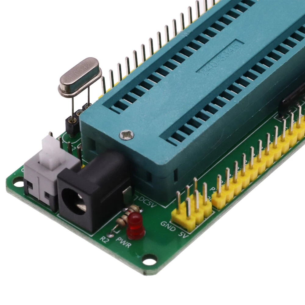 51 AVR MCU STC Minimum System Board Learning Development Board STC89C52 AT89S52 40P Locking Seat Module Microcontroller Programmer — view 3
