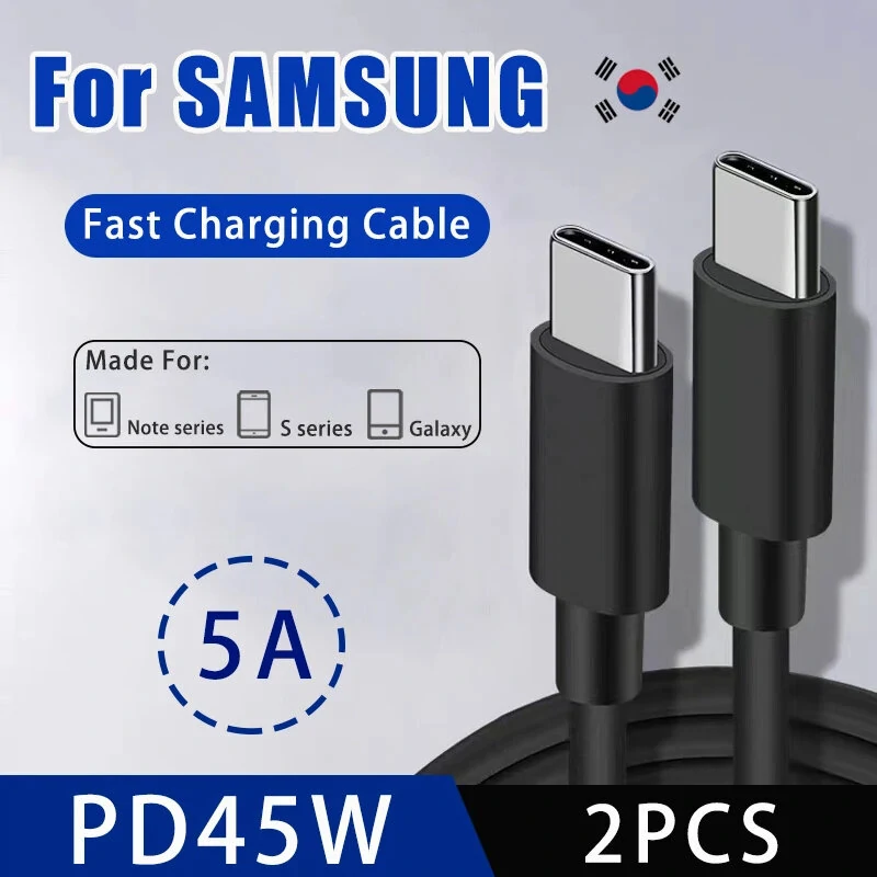 5A 45W Type-C to Type-C Cable Fast Charging Data Transmission Copper Core Line 1M Long for iPhone 15 15 Plus for Huawei Pura70 Ultra for Xiaomi Civi4 Pro for Samsung Galaxy S24 — view 2