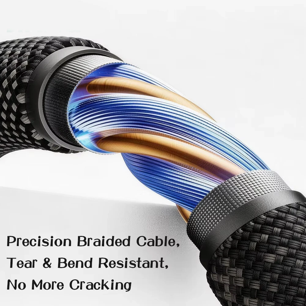5A PD100W Type-C to Type-C Touch Control Cable with HD Digital Display Fast Charging Data Transmission Copper Core Line 1.2M Long for iPhone 17 17Pro Max 16 15 for Huawei Mate XTs for OPPO for VIVO — view 4