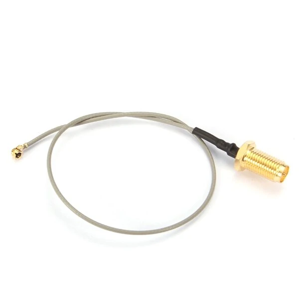 5pcs 2.4GHz 6dBi 50ohm Wireless Wifi Omni Copper Dipole Antenna SMA To IPEX For Monitoring Router 195mm — view 5