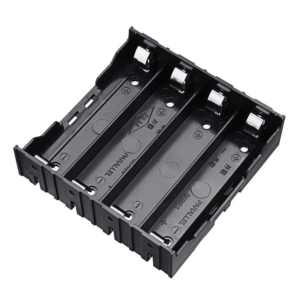 5pcs 4 Slots 18650 Battery Holder Plastic Case Storage Box for 4*3.7V 18650 Lithium Battery with 8Pin — Pricio