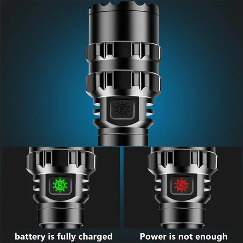 5pcs BIKIGHT 1102 L2 5Modes 1600 Lumens USB Rechargeable Camping Hunting LED Flashlight 18650 — view 6