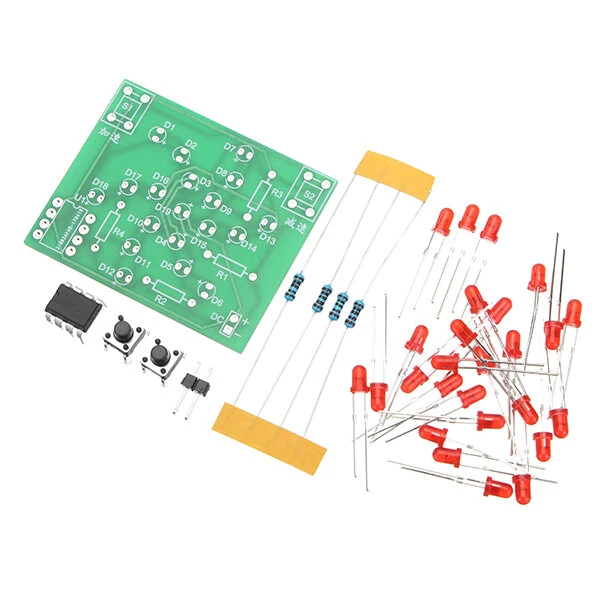 5pcs DC 5V DIY Electronic Windmill Training Kit Speed Adjustable MCU Course Design Set For Soldering — view 2