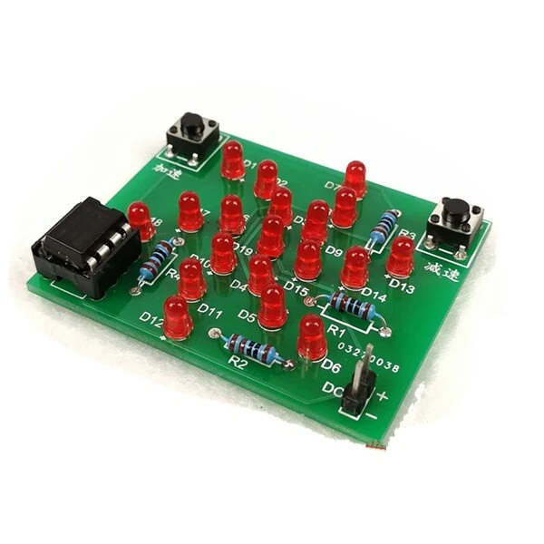 5pcs DC 5V DIY Electronic Windmill Training Kit Speed Adjustable MCU Course Design Set For Soldering — view 9