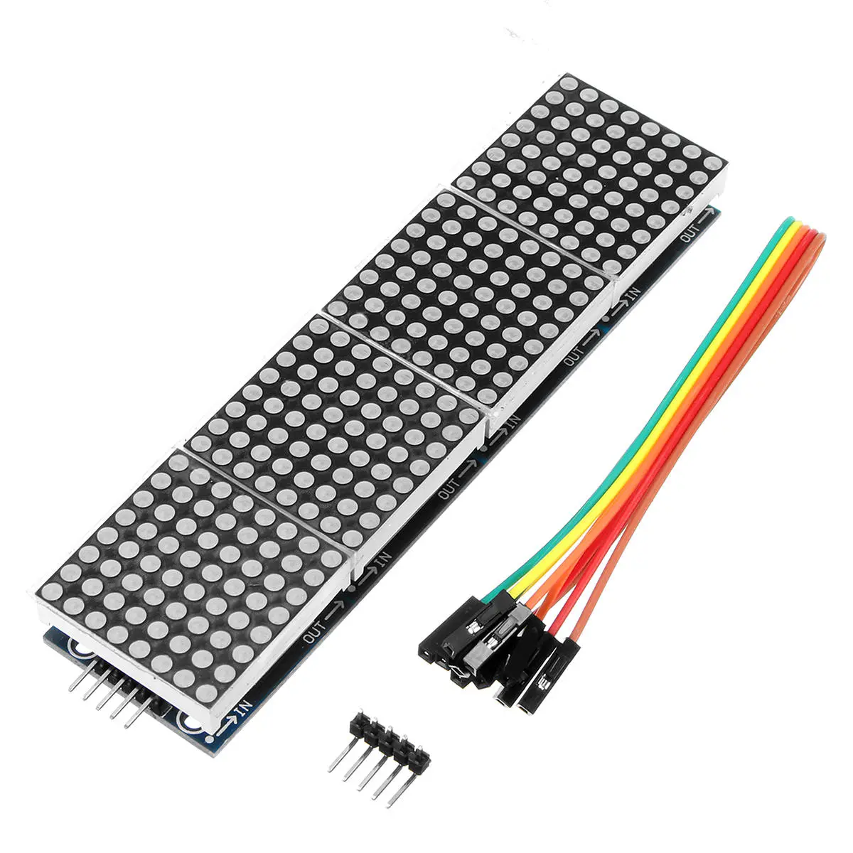 5pcs Geekcreit MAX7219 Dot Matrix LED Display Module 4-in-1 Display — Geekcreit