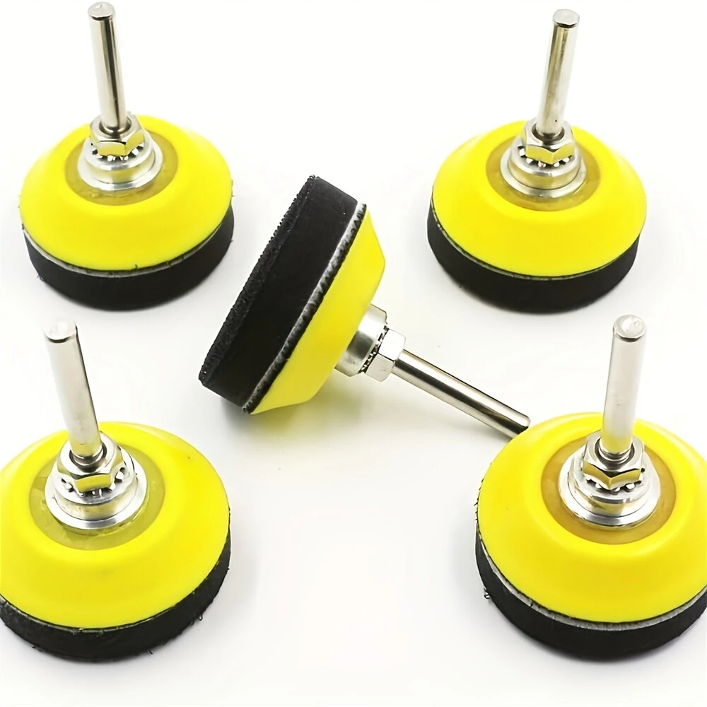 5pcs Hook and Loop Sanding Pads for Drill Attachment 2 Inch Foam Backing Compatible with Angle Grinders Sanding Polishing Pads 1/4 Shank — Pricio