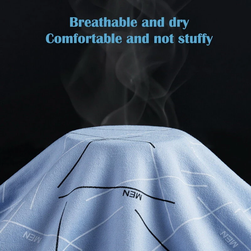 5pcs Men Boxer Briefs Thin Breathable Comfy Quick Drying Stretchy Boxer Underwear Shorts Male Sports Underpants Panties Boxershorts — view 3
