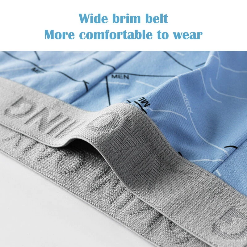 5pcs Men Boxer Briefs Thin Breathable Comfy Quick Drying Stretchy Boxer Underwear Shorts Male Sports Underpants Panties Boxershorts — view 4