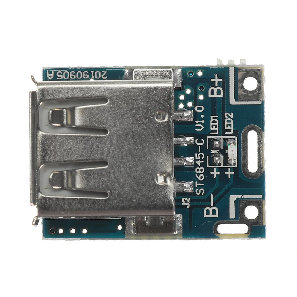 5Pcs Micro USB 5V Lithium Battery Charger Boost Protection Board Li-Po Li-ion 18650 Power Bank Charger Board DIY — view 6