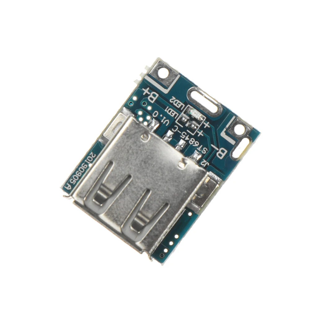 5Pcs Micro USB 5V Lithium Battery Charger Boost Protection Board Li-Po Li-ion 18650 Power Bank Charger Board DIY — view 7