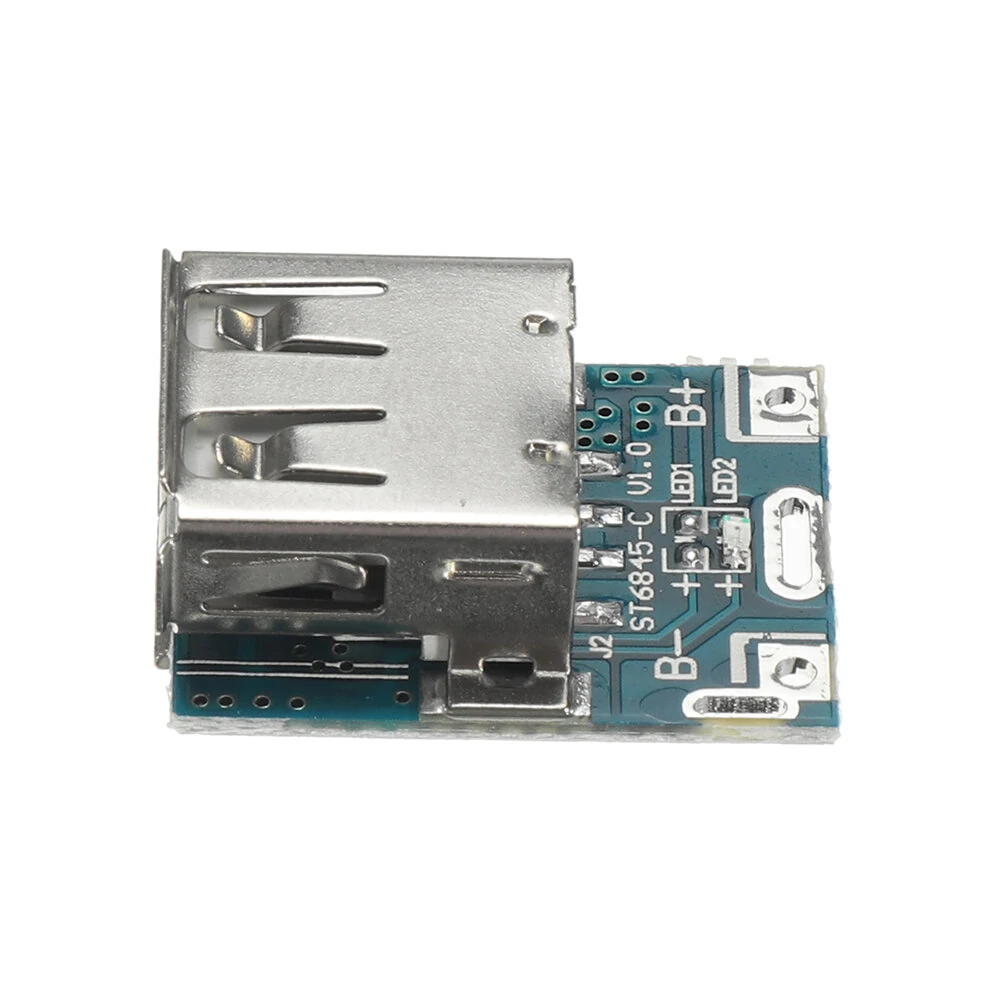 5Pcs Micro USB 5V Lithium Battery Charger Boost Protection Board Li-Po Li-ion 18650 Power Bank Charger Board DIY — view 8