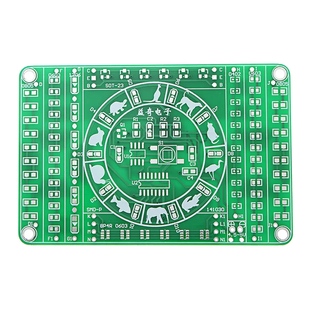 5pcs SMD Component Soldering Practice Board DIY Electronic Production Module Kit — view 2