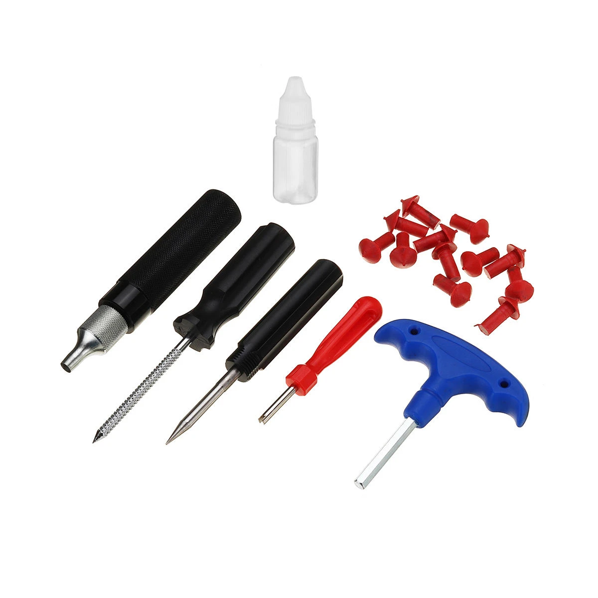 5pcs Tire Tyre Repair Mushrooms Tools Kit Set For Motorcycle Electric Bicycle Bi — image 1