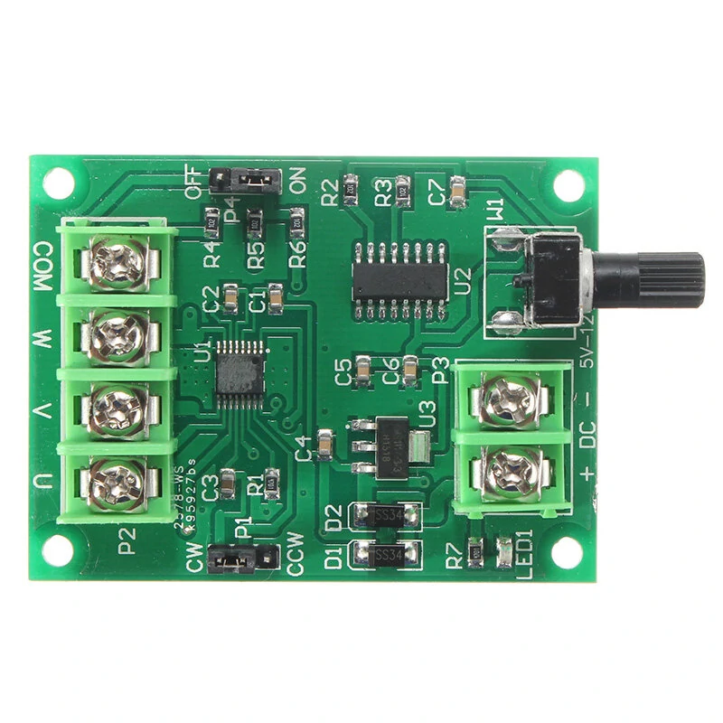 5V-12V DC Brushless Motor Driver Board Controller for Hard Drive Motor 3/4 Wire — view 5