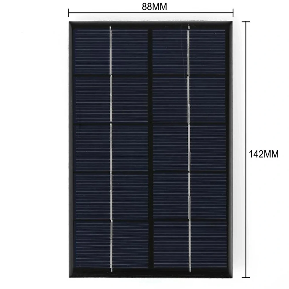 5V 2W Solar Panel Output USB Outdoor Portable Solar System Cell Phone Charger Solar Panel Battery Module Power Panel — view 7