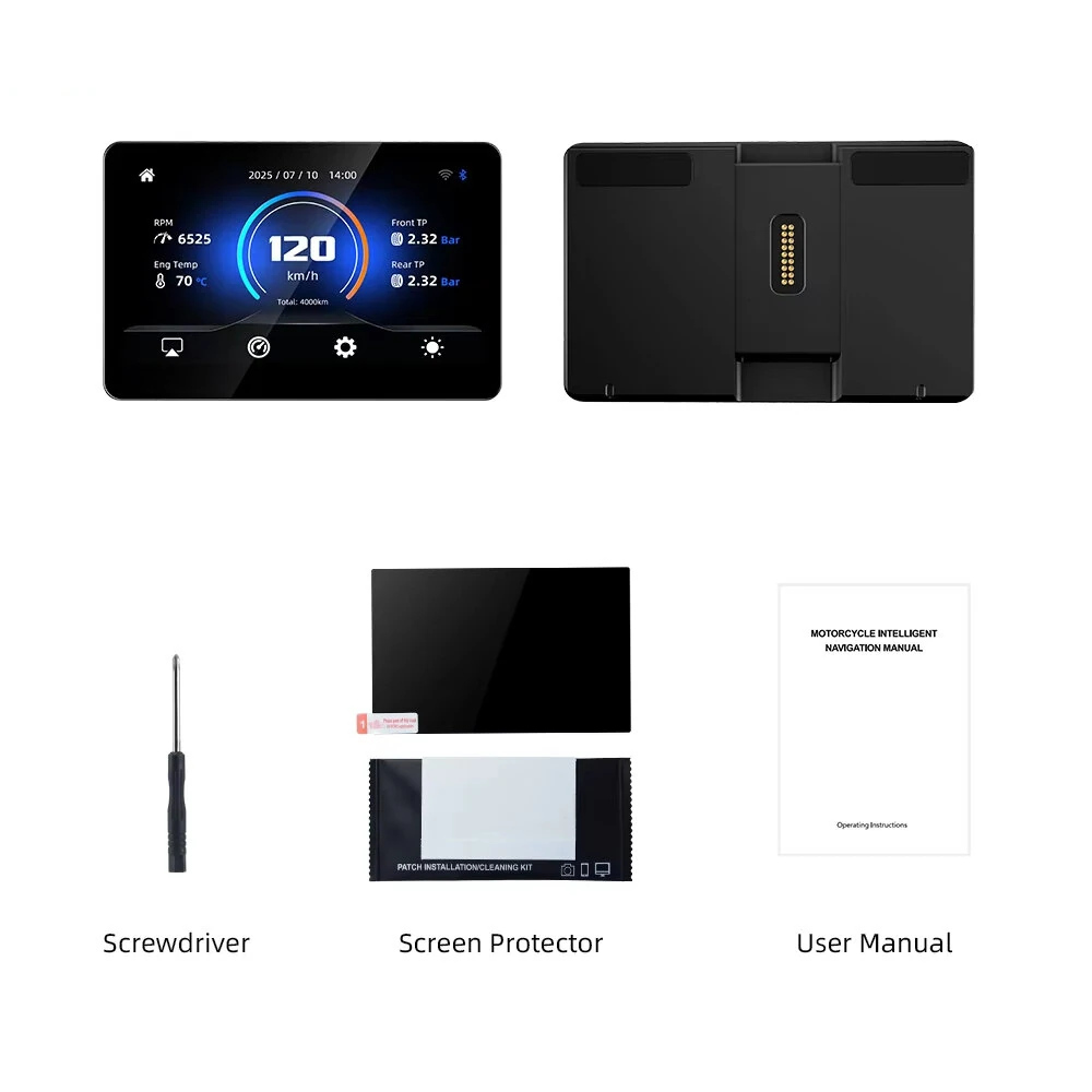 6.2-Inch Motorcycle GPS With Wireless CarPlay Android Auto IP67 Moto Display WonderWheel Compatible For BMW R1200GS R1250GS F800 F900 S1000XR — view 10