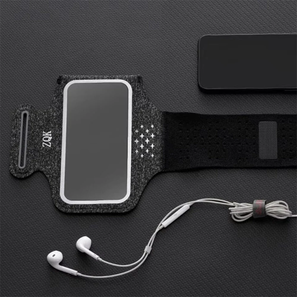 6.5'' Running Arm Bag Sports Waterproof Sweatproof Touch Screen Night Reflective Phone Bag for Outdoor Riding Hiking Fitness — view 4